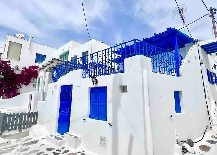 펜션 Sunset - Center Of Mykonos *